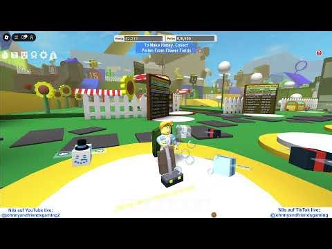 380 Roblox live mit Bienen Schwarm Simulator mit Nils Sistorian Johnny Friends Gaming