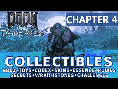 Doom The Dark Ages - Chapter 4: Sentinel Barracks All Collectibles & Gold Locations - 100%