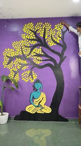 Budda and paper tree DIY #reels #buddha #Papertree #crafts | Deep's CRAFT