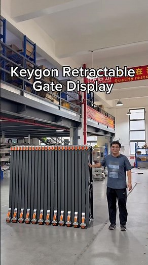 Keygon Aluminum Electric Retractable Gate Display | Smooth Automatic Gate Solution