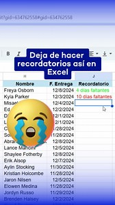 ¡Ahorra tiempo y organiza tus recordatorios en Excel de manera rápida y sencilla! ⏳📅 ¿Quieres más consejos de productividad? ¡Síguenos! 🚀 . . . #excel #productividad #trucosdeexcel #organizacion | Cámara de Comercio y Capacitación Internacional