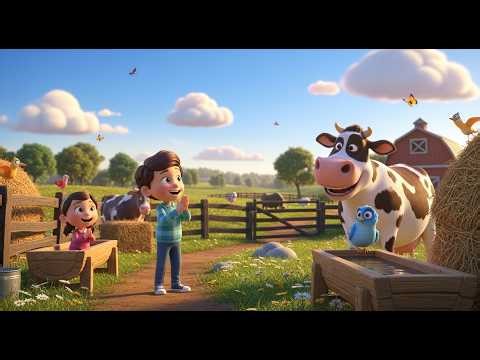 Moo Moo Cow’s Jellybean Dance | Fun Farm Animal Dance Song for Kids | Nursery Rhymes