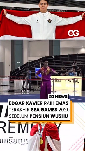 The Opinion of Generations on Instagram: "Atlet wushu Indonesia Edgar Xavier Marvelo resmi mengakhiri kariernya setelah mempersembahkan medali emas di SEA Games Thailand 2025. Ajang tersebut menjadi panggung terakhir Edgar dalam membela Merah Putih. Penampilan penutup Edgar terasa sempurna. Ia menyumbang satu emas dan satu perak, sekaligus mengantarkan Indonesia keluar sebagai juara umum wushu SEA Games 2025, mengungguli tuan rumah Thailand. Di balik keputusan pensiun itu, Edgar mengungkapkan al
