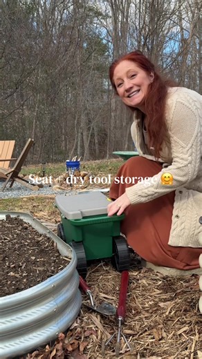 Pure Garden Garden Cart w/Seat – rolling garden cart with seat, gardening stool with wheels, garden tool storage cart, raised bed gardening helper, potager garden tools, cottage garden tools, backyard gardening cart, weeding stool with storage, comfortable gardening seat, homestead garden tools.