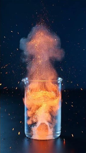 What Happens When Cesium Touches Water 💥 #shorts #science #chemistry #experiment #ai
