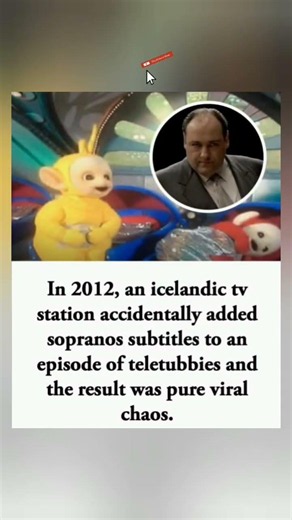 😱🔥Teletubbies episode accidentally got Sopranos subtitles.... pure viral chaos😂 #shortsfeed #viral