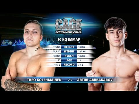 CAGE 64: Kolehmainen vs Abubakarov (Complete MMA Fight)