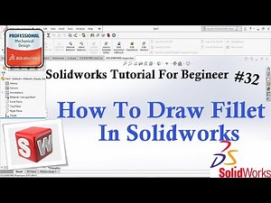 Solidworks Tutorial For Begineer #32 - How To Draw Fillet In Solidworks #fillet #solidworks #skytech