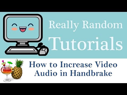 How to Increase Audio with Handbrake