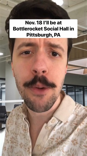 Come see me Nov. 18 in Pittsburgh, PA and Nov. 19 in Cleveland, OH 😁 #comedy #work #standupcomedy #pittsburgh #clevelandan | Scott Seiss