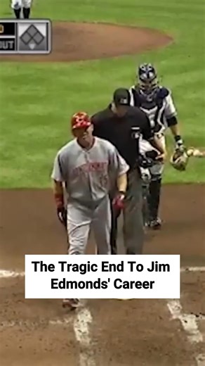 Jim Edmonds’ finale: heartbreak, legends don’t fade. #baseball #MLB #sports #reels | MLB Throwbacks