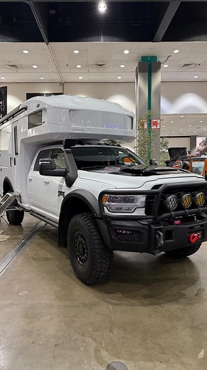 Scott Brady on Instagram: "The new @truckhouse.co BCR is finally here and we can see the completed interior at the @laautoshow this week. Under 13,000 pound and fully kitted with @aevconversions goodies on the @ramtrucks #overland #overlanding"