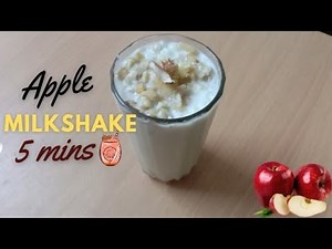 How to make homemade apple milkshake recipe | Healthy Apple milkshake #mothercooks