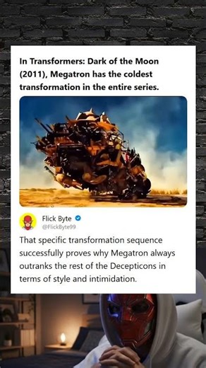 Transformers Dark of the Moon 2011 Megatrons Transformation is the Coldest