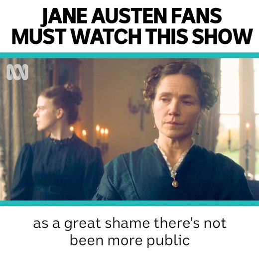 You had me at Jane Austen 👀 Miss Austen – Stream now on ABC iview. | ABC iview