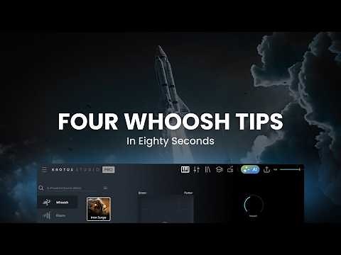 Four Whoosh Sound Effect Tips in 80 Seconds!