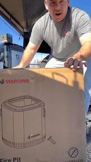 24K views · 351 reactions | Unboxing the VENTOPYR outdoor smokeless fire pit! Check out the Linktree in my bio for up to 27% off on Amazon! #ventopyr #firepit #outdoors #fire #camping | Nicholas Hammond | Facebook