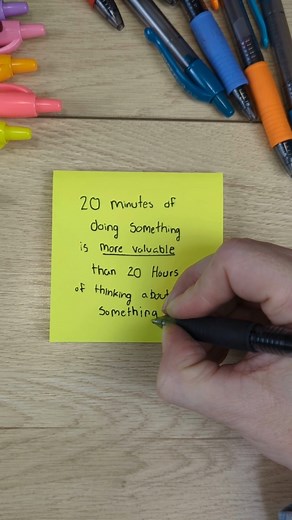 What have you been overthinking for more than 20 hours? #Overthinking #Procrastination #GettingStarted #TheSelfHelpPlanner | The Self Help Planner