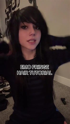 HAIR TUTORIAL FOR YALL! #emohair #emogirl #emo #yaycorn | emo hairstyle