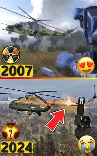 ☢️ RPG vs Helicopter in STALKER 2 or Old STALKER 2007 😮 #Shorts #Stalker2 #games #stalker