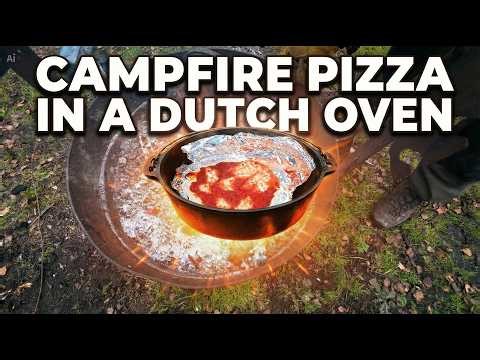 How to Make Campfire Pizza in a Dutch Oven