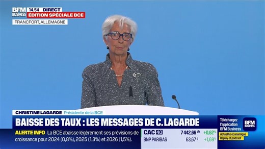 Édition spéciale BCE : conférence de presse de Christine Lagarde - 12/09