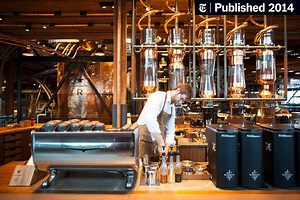 Starbucks, Facing a Saturated Market, Looks to the High End