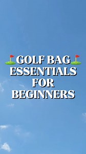 10K views · 32 reactions | ⛳️ Golf Bag Essentials For Beginners ⛳️ if you’re a beginner golfer unsure of what golf bag, golf clubs, golf bag accessories, or you’re looking for a Christmas/ holiday golf gift ideas - watch! Ask any questions as well! #golftips #golfer | Welikegolf | Facebook