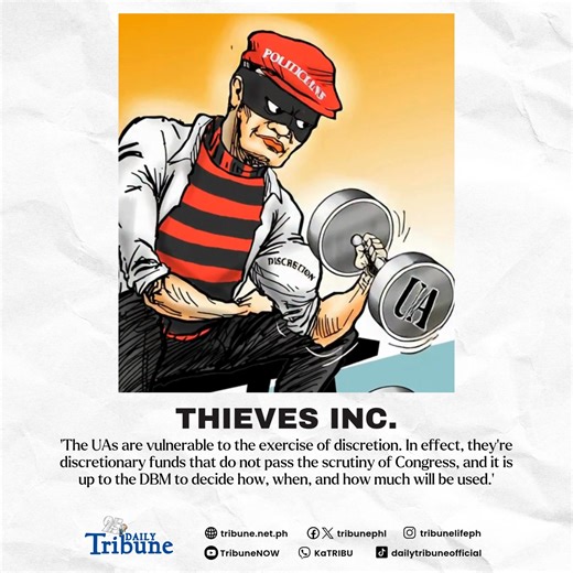 The paper trail of the massive unprogrammed appropriations (UAs), which keep growing each year, leads to the doorsteps of the highest levels of government. #DailyTribune | Daily Tribune