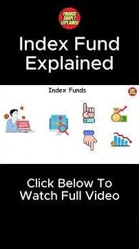 Index Fund Explained #shorts #finance #stocks
