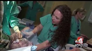 Step inside a delivery room to see a Labor & Delivery nurse, Shelley West, in action. It's the latest story from ABC 4 Utah's series on employees from around our campus. Way to go Shelley and all our other L&D nurses, and congrats to the Madsen family on their newest addition. | Intermountain Medical Center