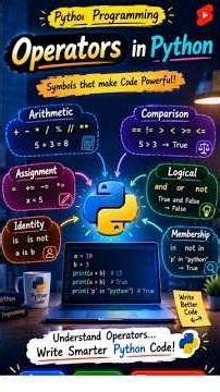 Python Operators in 2 minutes⚡ | Complete Beginner Guide #shorts #pythonprogramming