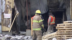 At least 24 employees at this Baie-Sainte-Anne peat moss plant will be affected by a fire that destroyed the building early Friday morning. Read more: www.cbc.ca/1.4589400 | Follow us: www.cbc.ca/nb