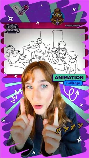 Gartic Phone Animation Challenge | Community Animates New Avatars