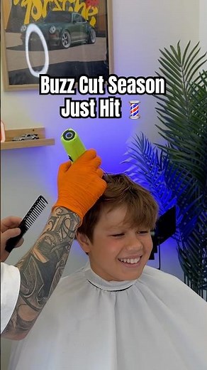 Buzz Cut Season Just Hit💈haircut transformation