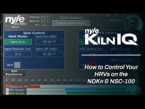 KilnIQ | How to Control Your HRV Vents: Deadbands, Set Points, & Manual Operation