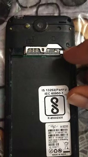 How to remove SIM card from an Itel phone (it5233).