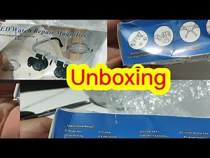 Unboxing Watch Repair Magnifier