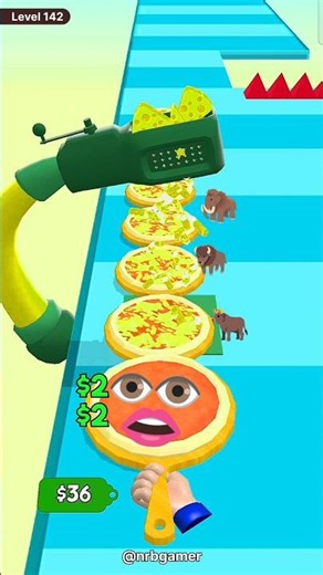 Pizza King 🍕 All Funny Games Level.142 😁🔥 #shorts #gaming #youtubeshorts
