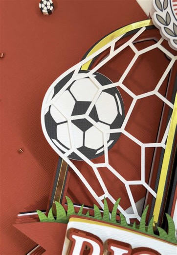 Soccer Cake Topper for a Birthday Celebration