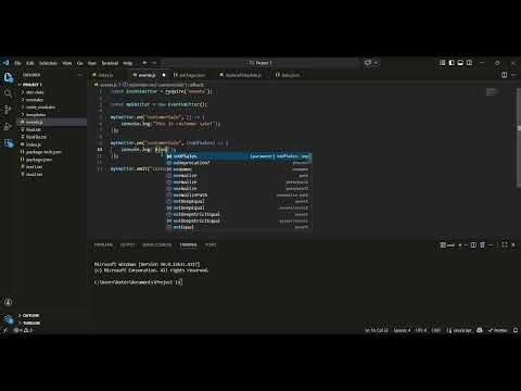 Events In Practice... | Node JS