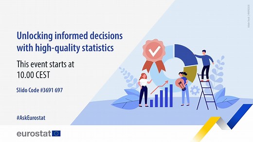 7.4K views · 24 reactions | WEBINAR: Unlocking informed decisions with high-quality statistics  Watch the webinar and learn how Eurostat delivers high-quality statistics. It also provides guidance on navigating Eurostat’s website and accessing the information you need. ⬇️⬇️ | Eurostat | Facebook