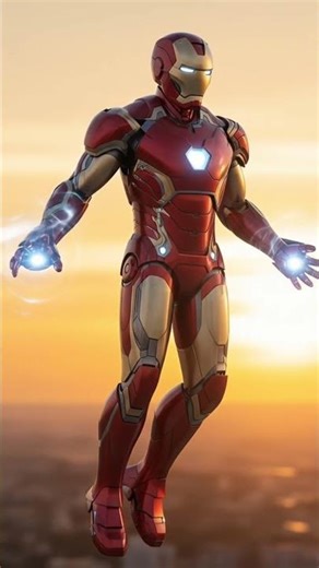 “Iron Man Hovering Loop 🔥Hyper Realistic 360°Animation #ironman #LoopVideo #Marvel #Animation#Shorts