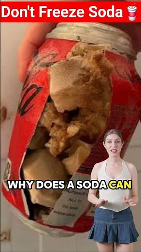 🥤 Never Leave Soda in the Freezer! Here's Why! #sciencefacts #science #sciencedaily #viralshorts