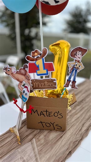 Personalized Toy Story Birthday Centerpiece – Custom Party Decor - Etsy