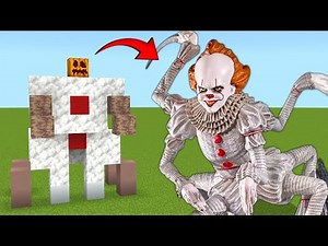 How To Spawn IT PENNYWISE Mod Addon in MINECRAFT