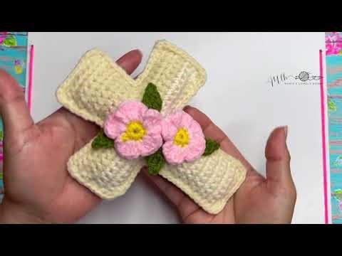 Cruz tejida a crochet Tutorial completo gratuito @mariaslovelyhobbyamigurumis