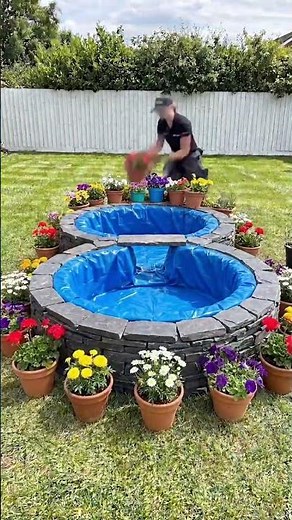 The Most Creative DIY Garden Project Ever! ✨ #beforeandafter #trending #youtubeshorts
