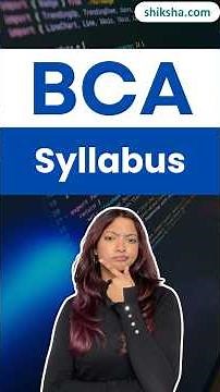 BCA Syllabus | Semester-wise Subjects & Best Books #bcasyllabus