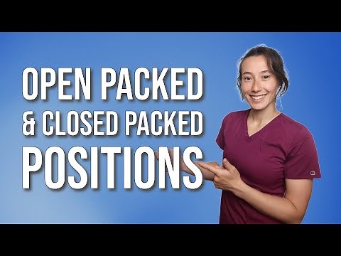 Open Packed and Closed Packed Positions